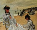 auf dem Strand bei Trouville Claude Monet